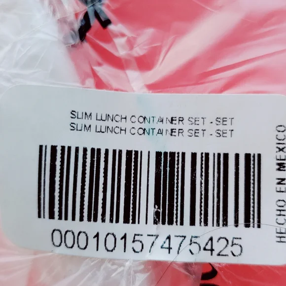 Tupperware Slim Lunch Containers Set Of 2 - Picture 2 of 2